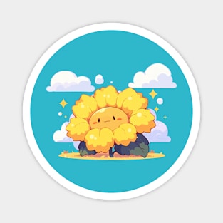 Kawaii Sunflower Baby Magnet